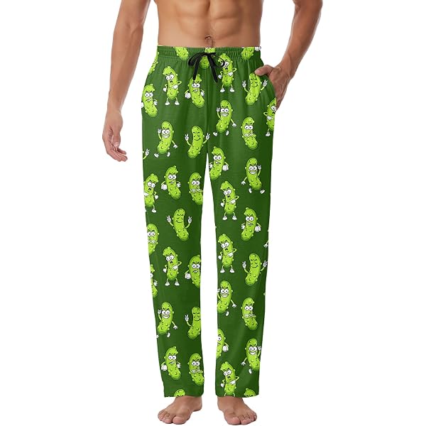 Balery Tropical Plants Pantalones de pijama para hombre, pijama