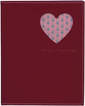 Amazon Co Jp アルバム マヴィ ハート ドット M ボルドー ピンク Al16 pk オフィス用品 文房具 オフィス用品
