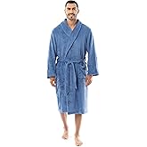 Fruit of the Loom mens Solid Plush Fleece Robe