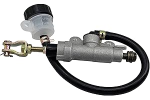 Joygowe Rear Brake Master Cylinder Compatible with Kawasaki KX 65 80 85 100 125 250 500 KMX KDX200 KLX150L KLX 250 250S Ninja ZX10R Z125 Pro