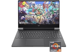 HP Victus 15.6" FHD 144HZ Gaming Laptop | AMD Ryzen 5-7535HS (Beat i7-11800H) | AMD Radeon RX 6550M|Backlit Keyboard| 8GB RAM DDR5 | 512GB SSD | Windows 11 Home | Bundle with USB 3.0 Hub