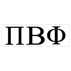 Pro-Graphx Pi Beta Phi Greek Sorority Sticker