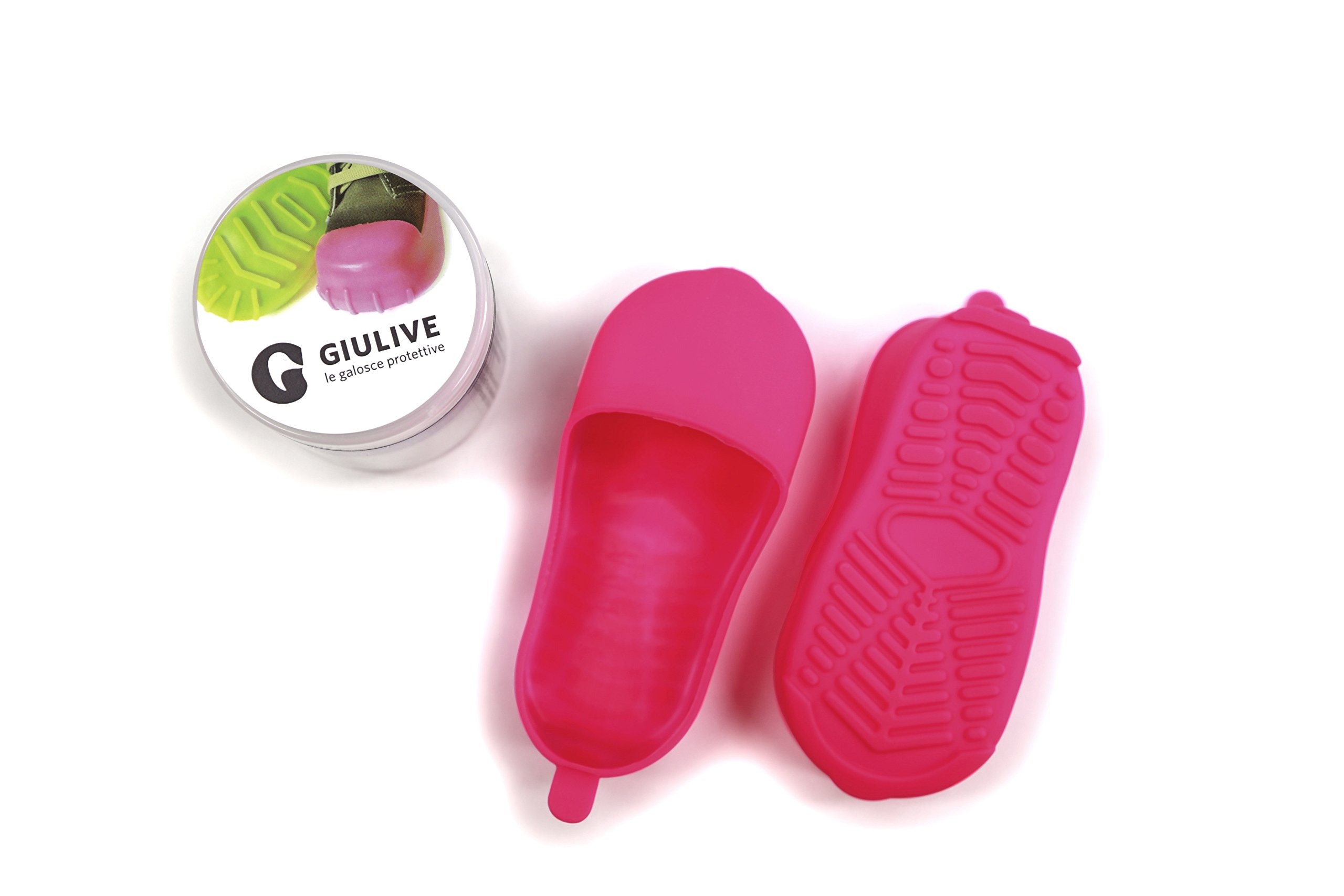 Cicli Bonin Unisex Child Nfun Protection Shoes Cover - Fuchsia, One Size