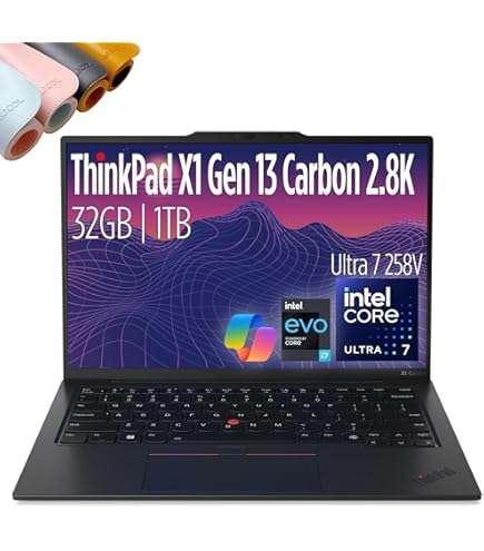 Amazon.com: Lenovo ThinkPad X1 Carbon Gen 13, Intel Ultra 7 255U