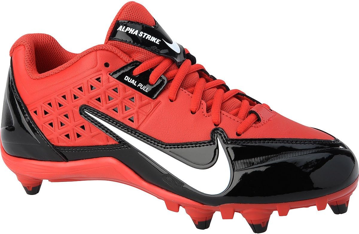 red black football cleats