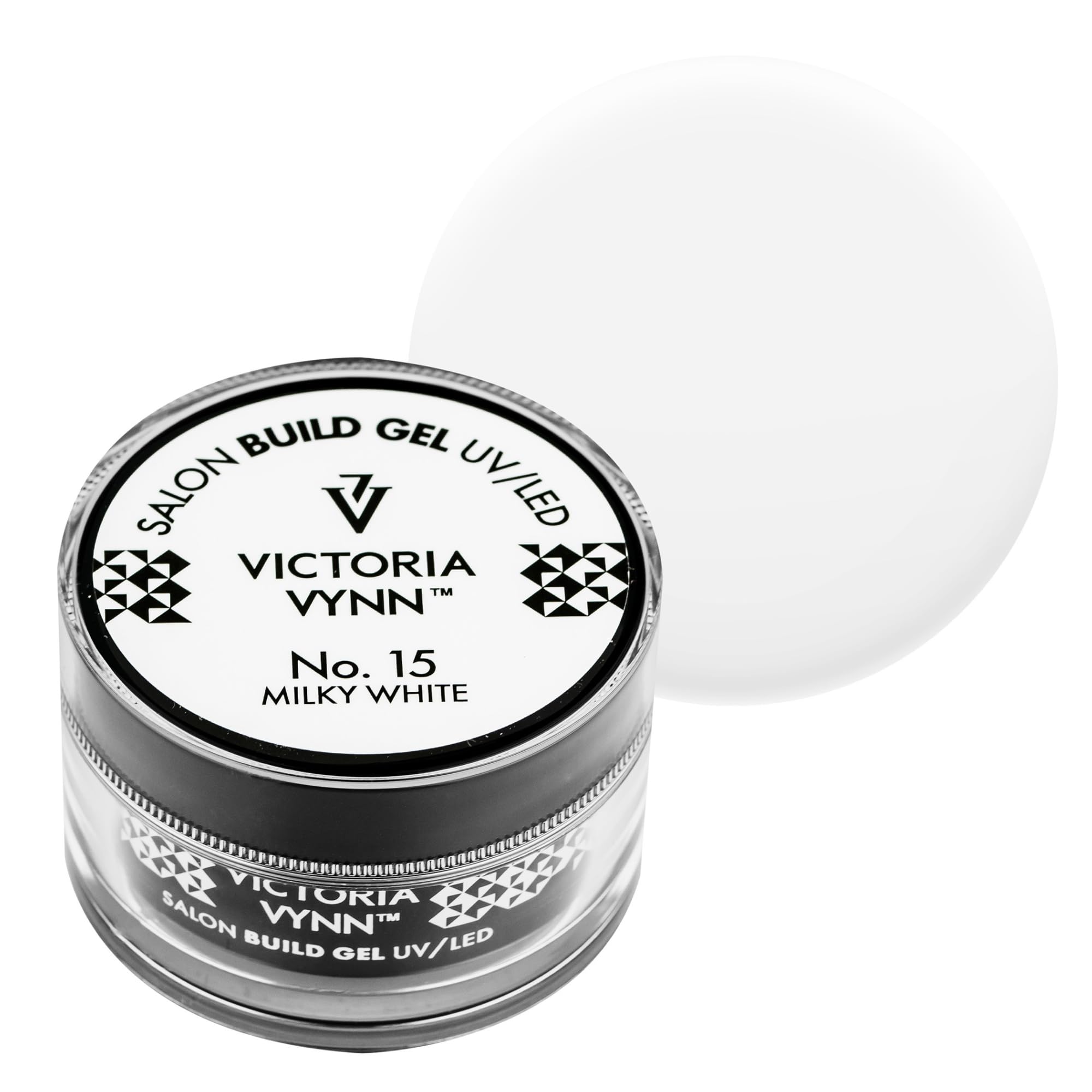 Victoria Vynn Build Gel UV/LED GEL BUILDER Nails Building Extension (No. 15 Milky White, 50ml)