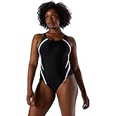 Speedo Women's Swimsuit One Piece Creora Highclo Quantum Splice High Cut Solid