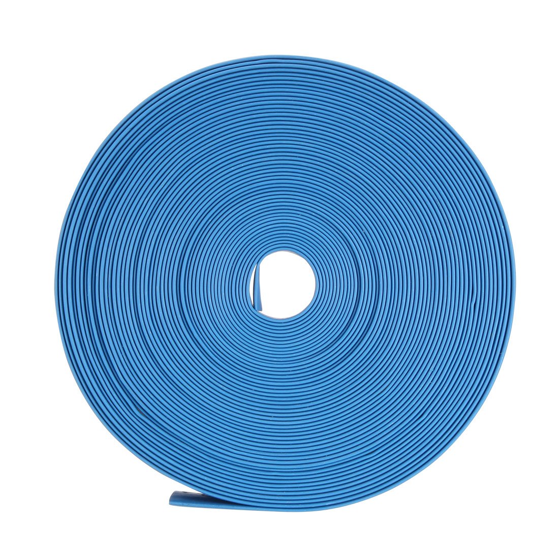 sourcing map Heat Shrink Tubing 10mm Dia 16mm Flat Width 2:1 Heat Shrink Tube Wire Wrap 33ft Blue