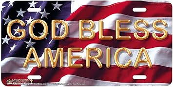 Amazon Com Airstrike God Bless America American Flag Front