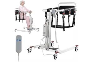 LCDOCTOR Electric Patient Lift Transfer Chair, Transfer Chairs for Seniors, Lift Assit Chair for Elderly and Disabled, Transfer Wheelchair to Car Device, Sit to Stand Lift Aid