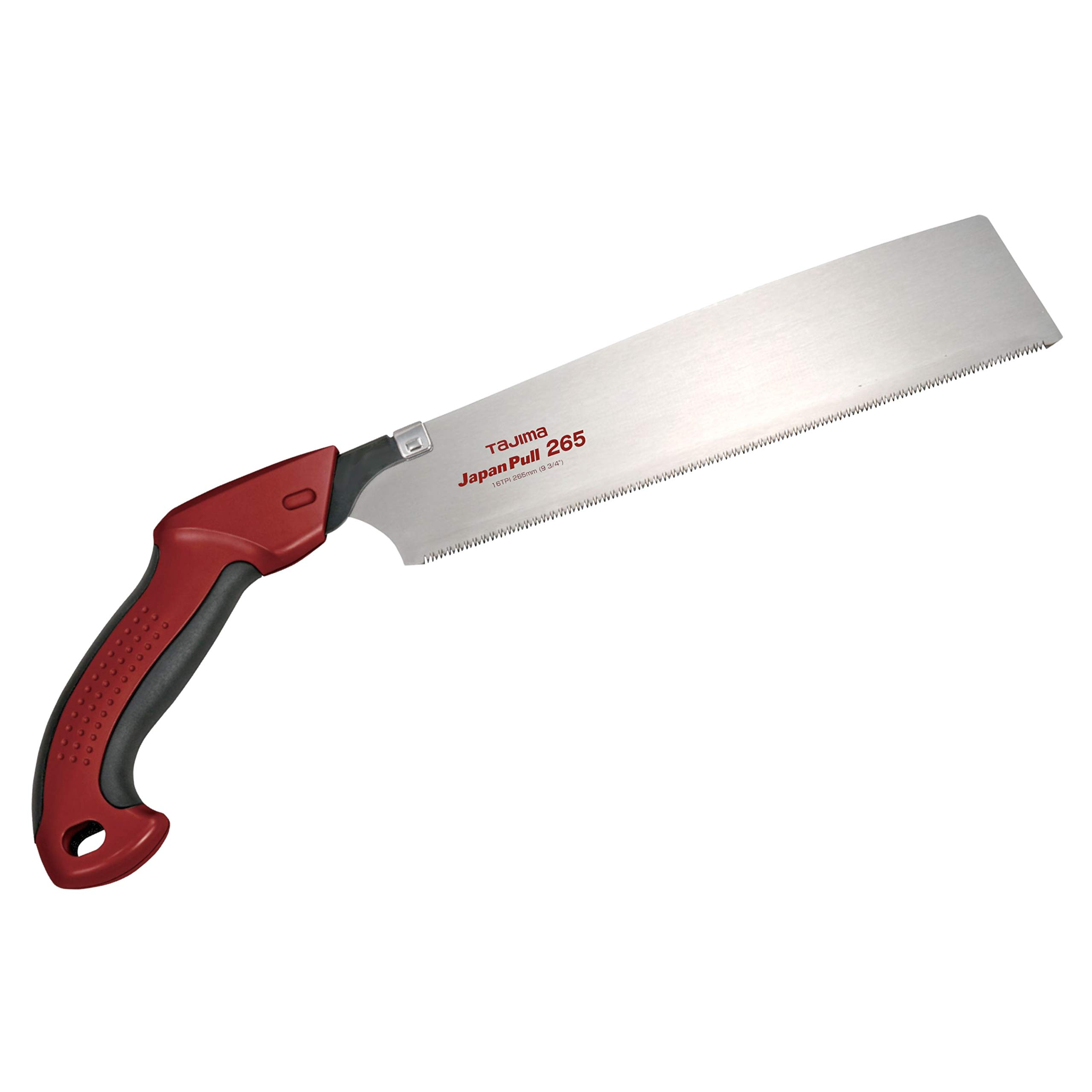 Tajima JPR265A "Aluminist" Precision Pull-Stroke Saw, Black/Silver, 265 mm