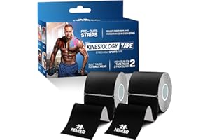 Kinesiology Tape 20 Precut Strips - Athletic Tape Waterproof Tape for Joint Support - Sports Tape for Strength,Training, Weig