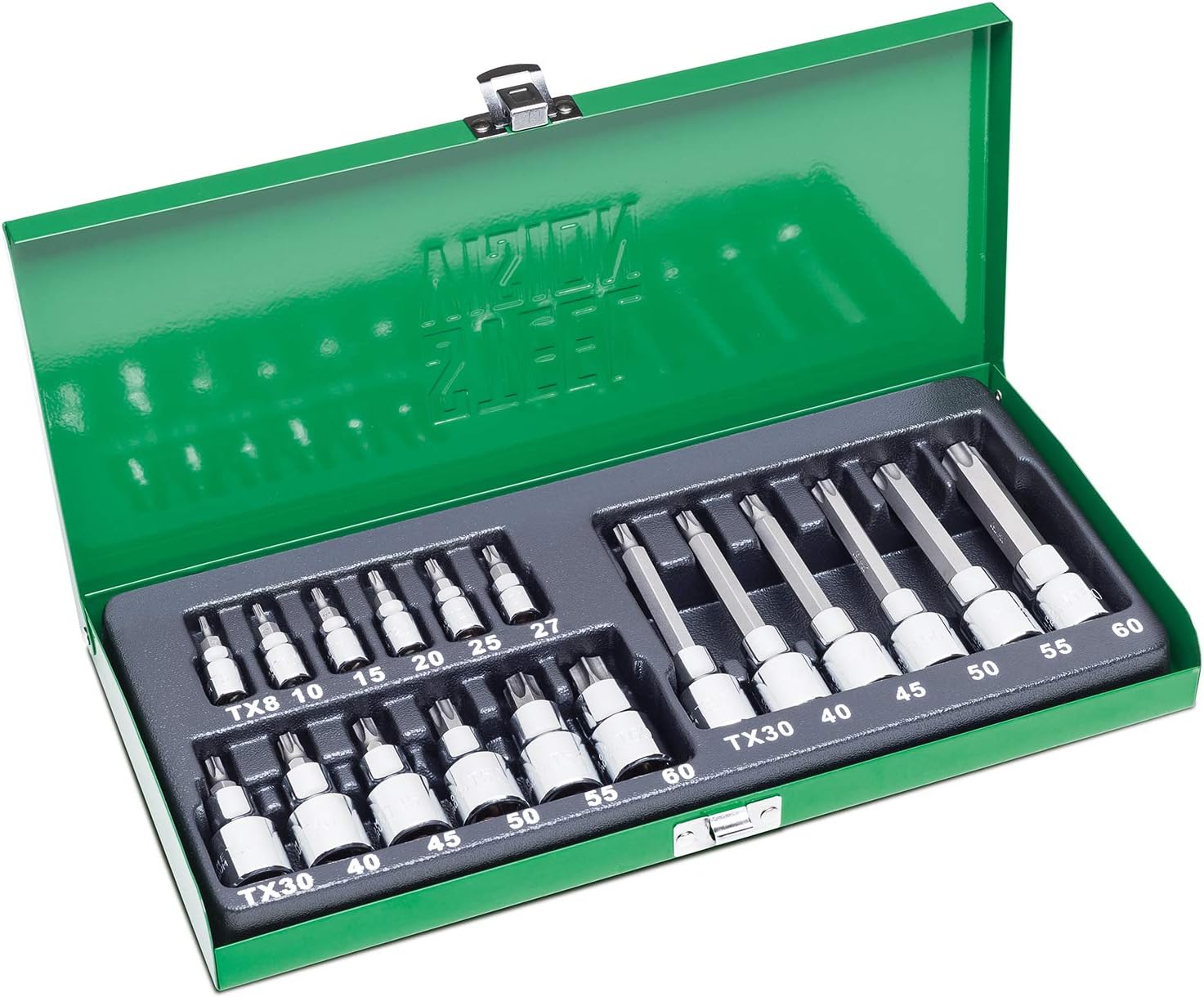 18pc 1/4in. & 1/2in. Drive Star Bit Socket Set Home