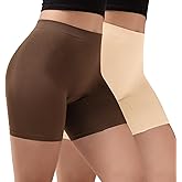 INNERSY Women's Slip Shorts for Under Dresses Anti Chafing Biker Shorts Boyshorts Underwear