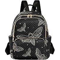 3298 Gold Butterflies Blue Backpack Purse Fashion Shoulder Bag Daypack Amazon.com: ALAZA Gold Butterflies Blue Women Backpack Purse  main image 3