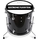 Lemon T950 13"x13" Electronic Floor Tom, Dual-Zone Mesh Head &amp; Rim | Acoustic Wood Shell, Adjustable Tension, Compatible with Roland &amp; Alesis, Quiet Practice, Realistic Feel