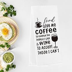 Wzotiy Funny Kitchen Towels - Cotton Waffle Weave