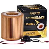 PG PG5607EX Extended Performance Oil Filter | Fits 2007-2018 BMW X5 3.0L; 2007-2013 328i 3.0L, 325i 2.5L; 2013-2017 X3 2.0L; 2012-2016 328i, 528i, 528i xDrive, Z4 2.0L
