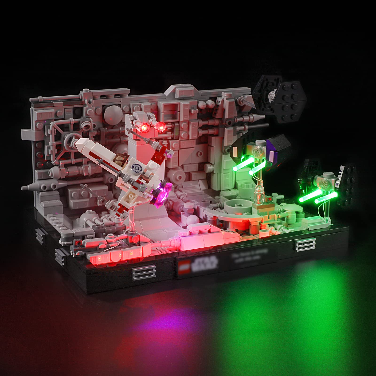 YEABRICKS LED Light for Lego-75329 Star Wars Death Star Trench Run Diorama Building Blocks Model (Lego Set NOT Included)