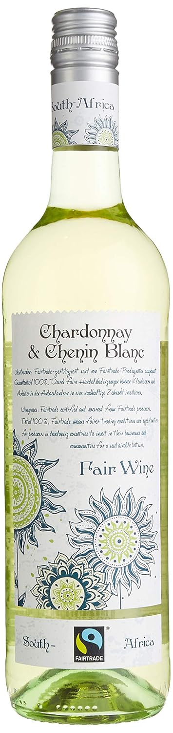 Fairtrade Chardonnay Chenin Blanc Südafrika Trocken 6 X 075 L