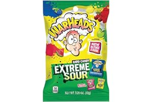 Warheads Extremely Sour Candy: 92g (3.25oz) Bag