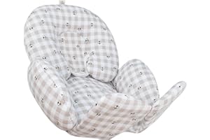 JYOKO Kids Reducer Cushion Infant Head & Baby Body Support Antiallergic 100% Cotton (Head and Body Support, Picnic Vichy) 2 Parts