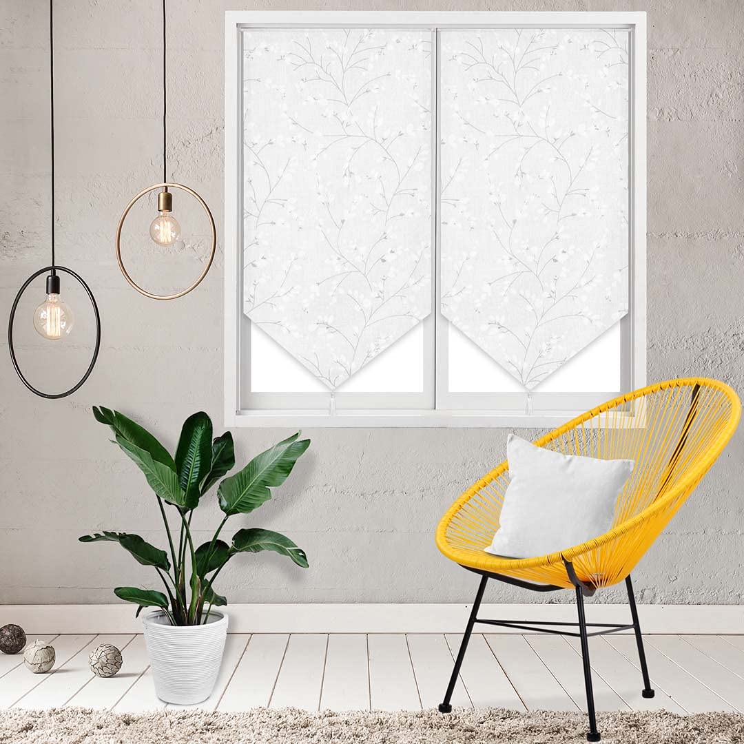 Soleil d'ocre Osaka Bise-Bise, Polyester, White, 60 x 120 cm