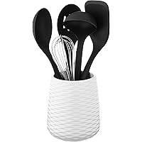 KitchenAid Tool and Gadget Set with Crock, 6-Piece, Aqua