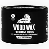 Walrus Oil - Wood Wax, 14 oz Jar, FDA Food-Contact Safe, Cutting Board Wax and Board Cream