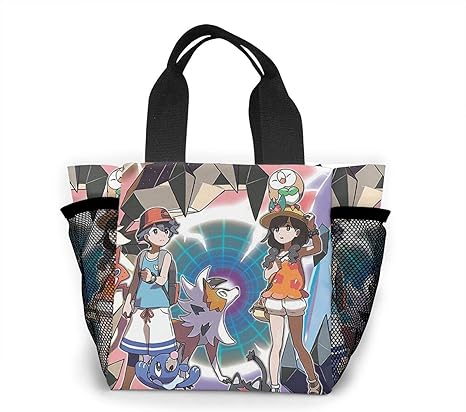 Amazon ポケモン 3 ファッション手提 防水ランチバッグ保温バッグ 湿気を防いで ランチバッグ 大人用ランチトートバッグ 女性向け お弁当袋 ミニトートバッグ 男性にも 子供用として オフィス 通勤 通学 ピクニック ランチバッグ ランチ巾着 ランチベルト