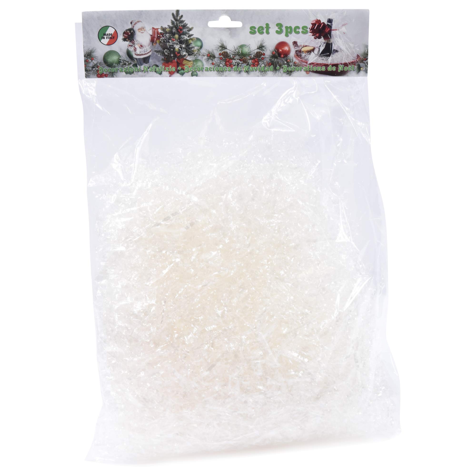 3 Piece Kit for Christmas Baskets,Straw, Bow and Sheet in ppl