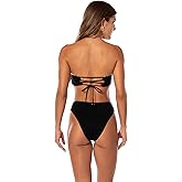 Maaji Womens Midnigh Palm Sully Bottom High Rise