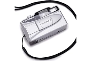 Olympus Trip XB40 AF 35mm Film Camera Point & Shoot Silver w/ Built-in Flash and Film Drive (Renewed)