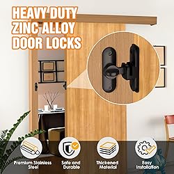 Barn Door Lock – Small 90/180 Degree Flip Sliding