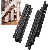 NECILO 24 Inch Undermount Heavy Duty Slides, 260 lb Full Ext Ball Bearing | Concealed Mount, 2.0mm Steel, Rust-Proof, Smooth Quiet Glide, for Under-Stair, Kitchen Corner &amp; Storage Cabinets,1 Pair