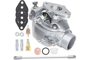NENKUTEN Carburetor Tractor Carb for Ford 8N 9N 2N 1939-1952 with Linkage Rod Sediment Bowl Kits Gasket and Screws Bolts, Replaces 8N9510C, 8N9510C-HD, 9N9510A, B3NN9510A, TSX241A, TSX33