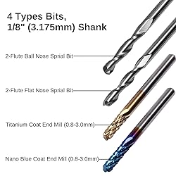 Genmitsu 40pcs End Mills CNC Router