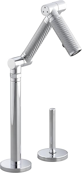 Kohler K 6268 C11 Cp Karbon Deck Mount Lavatory Faucet With Silver