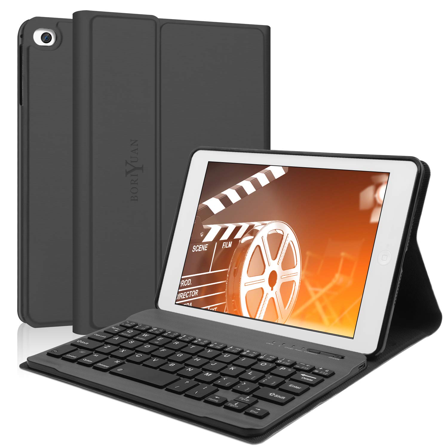 iPad Mini 5 Keyboard Case 2019,Boriyuan Folio PU Amazon.co.uk Electronics