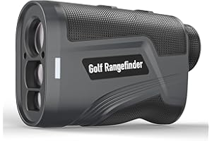 DONOSEN Range Finder Golf, Hunting Range Finder, Golf Rangefinder with Slope, 766/1100Yards, Rechargeable Laser Range Finders Magnetic, Distance/Flag/Scan/Speed/Angle Modes, Waterproof for Golfing, Hunter