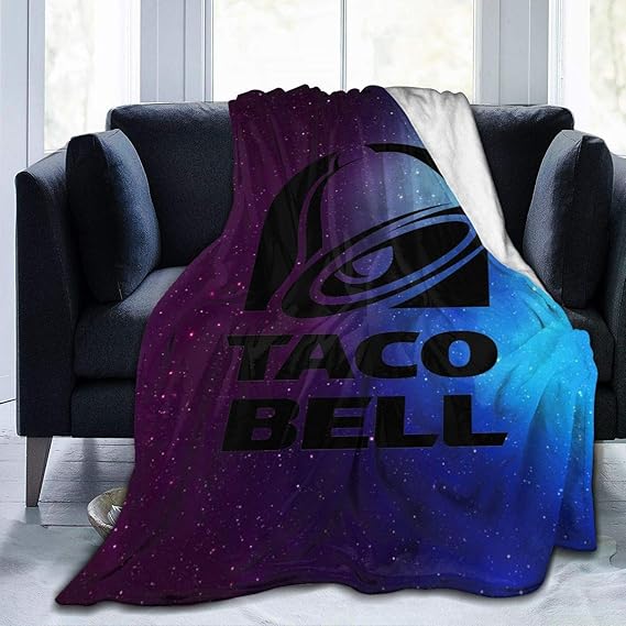 Popcorn In Spring Taco BellBlanket Suave, cómoda, Fina y cálida Franela Printing5O7ML Amazon