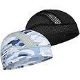 Skull Cap Helmet Liner Beanie, Cooling Mesh Cycling Running Hat for Men Women, Fits Under Helmets