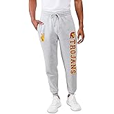 Ultra Game NCAA Men’s Super Soft Team Joggers Sweatpants, USC Trojan, Heather Gray, XX-Large