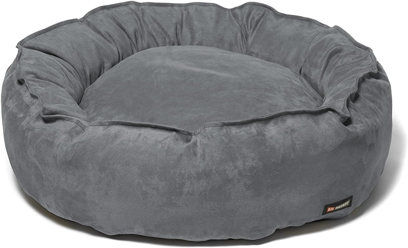 Big Shrimpy Nest Faux Suede Bed, Medium, Clay
