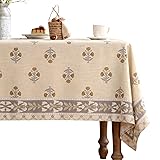 patdrea Designer Beige Tablecloth for Rectangle