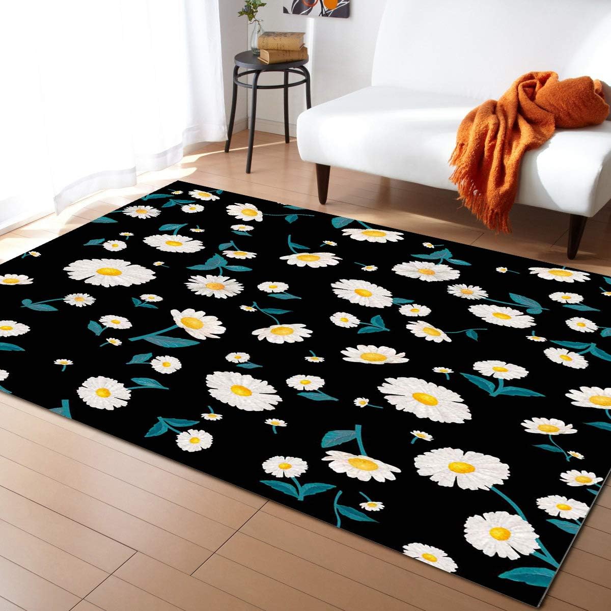 HomeDecorArt Large Area Rugs 5' x 8' Watercolor Fresh