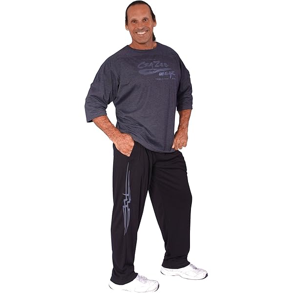 Amazon.com: Crazee Wear Solid Workout Baggy Pants with Design