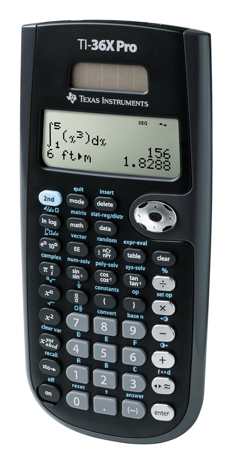 Calculator Texas Pro Engineering/Scientific TI-36X Instruments TI-36X Calculator Instruments Texas Engineering/Scientific Pro