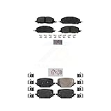 AmeriBRAKES Front Semi-Metallic Rear Ceramic Disc