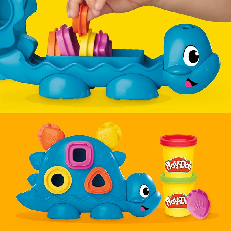 Starters Dino des Formes et Couleurs, Pâte à Modeler, Activité Manuelle, Activité Manuelle, Dès 3 Ans